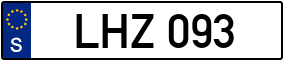Truck License Plate